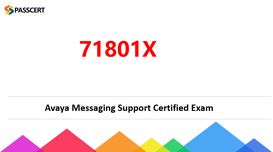 Avaya Messaging Support 71801X Dump...
