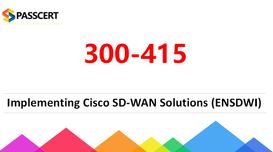 Cisco SD-WAN Solutions 300-415 ENSD...