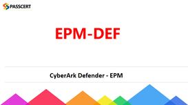 CyberArk Defender - EPM EPM-DEF Exa...