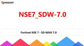 Fortinet NSE 7 - SD-WAN 7.0 NSE7_SD...