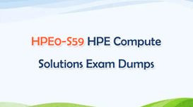 HPE Compute Solutions HPE0-S59 exam...
