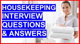 Housekeeper Interview Questions and...