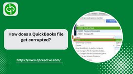 How does a QuickBooks file get corr...
