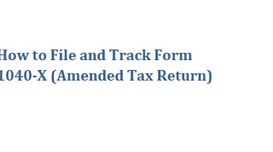 How to File and Track Form 1040-X (...
