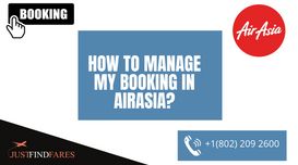 How to manage my booking in AirAsia...
