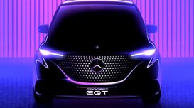 New Mercedes Concept EQT moving tow...