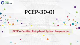 PCEP-30-01 Practice Test Questions 