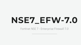 Released Fortinet NSE 7 NSE7_EFW-7....
