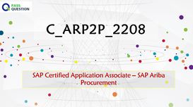 SAP Ariba Procurement C_ARP2P_2208 ...