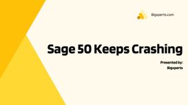 Sage Crashing When Running Reports:...