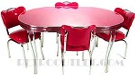 Top 4 retro diner tables and chairs...